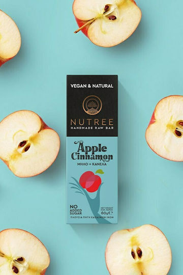 Nutree Energy Bar / Nuts / Raw / Oat with Apple & Cinnamon No Added Sugar (12x60gr)
