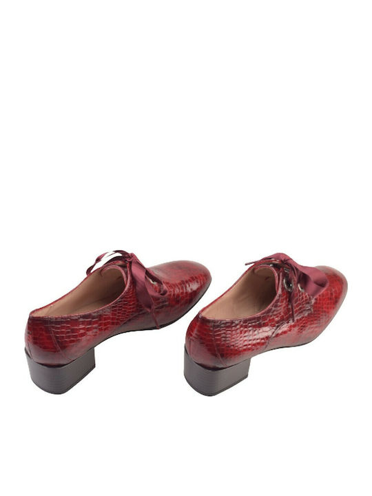Women's Oxford Boots Burgundy