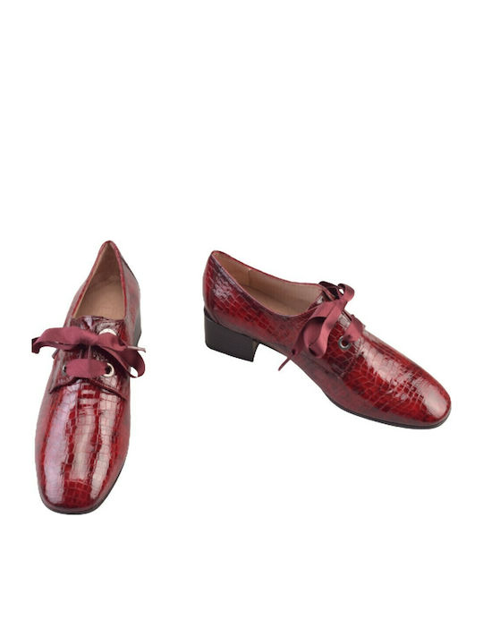 Women's Oxford Boots Burgundy