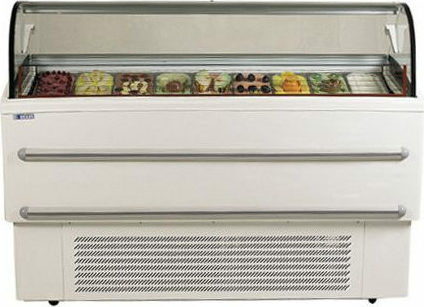Ugur UDR9BI Commercial Ice Cream Freezer H125xW168xD72cm