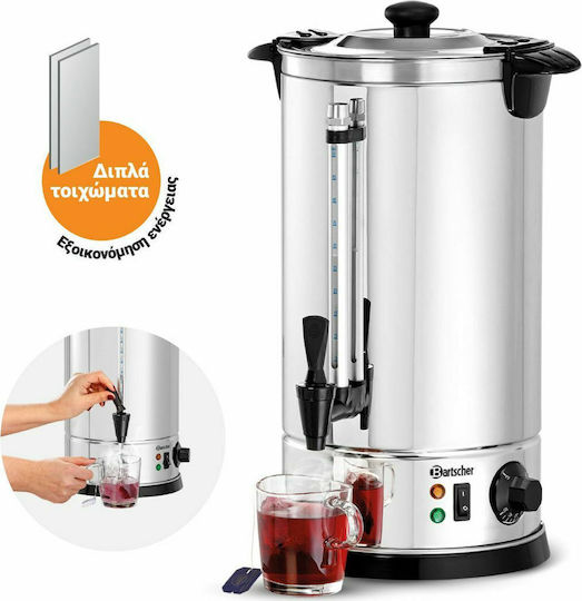 Bartscher Επαγγελματικός Βραστήρας Νερού με Χωρητικότητα 28lt 2.8kW 30x30x64εκ.