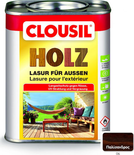 Clou Clousil Holz Βερνίκι Εμποτισμού Διαλύτου 06 Παλίσανδρος 750ml