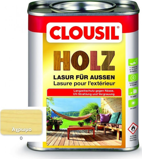 Clou Clousil Holz Impregnation Varnish Solvent Based 12 Dark Walnut 2.5lt