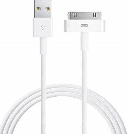 Regular USB to 30-Pin Cable Λευκό 1m