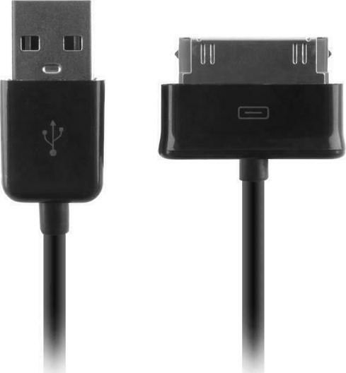Forever USB to 30-Pin Cable Μαύρο 1m (T_0009326)