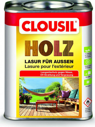 Clou Clousil Holz Пропитка На база разтворител 09 Тик 750мл