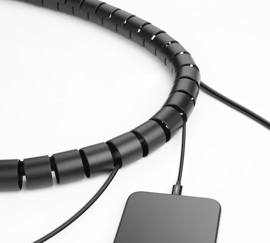 Ugreen Σπιράλ Καλωδίων LP121 25mm 1.5m Μαύρο