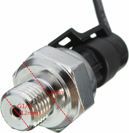 Haitronic G1/4" 5V 0-1.2 MPa Pressure Transducer Sensor Oil Fuel Diesel Gas Water Air