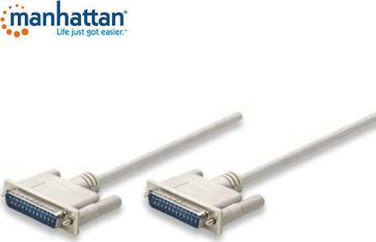 Manhattan Cable RS232 25-pin male to RS232 25-pin male 3.1m (301350) 1pcs