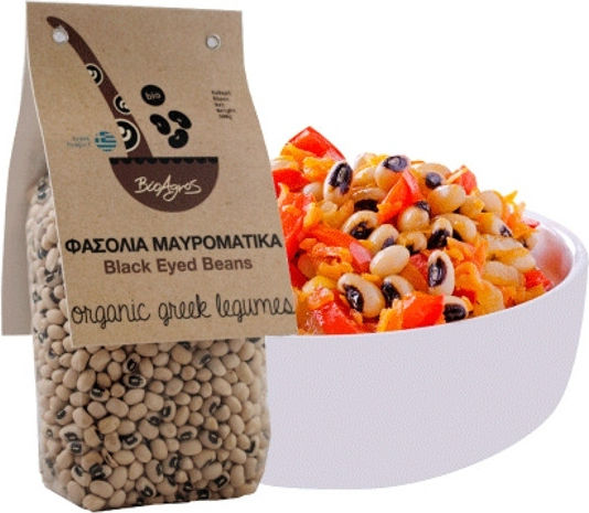 Βιο Αγρός Φασόλια Μαυρομάτικα Bio 500gr
