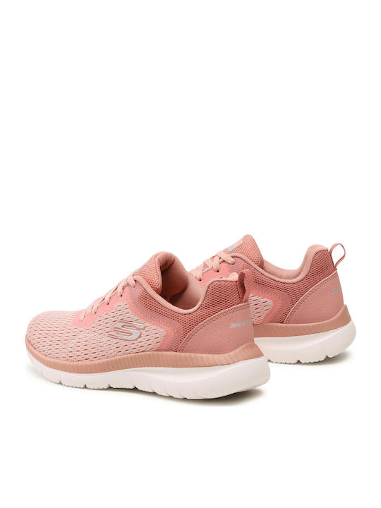 Engineered Mesh Lace-Up Γυναικεία Sneakers Ροζ