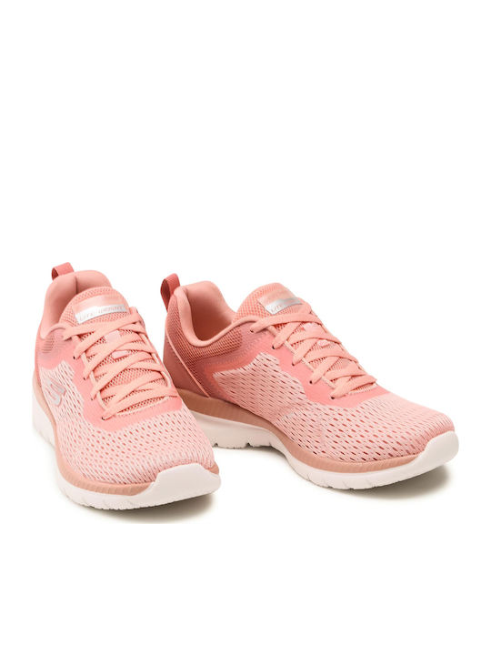 Engineered Mesh Lace-Up Γυναικεία Sneakers Ροζ