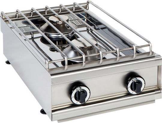 Vrettos Kallisti 2A Εστία Υγραερίου Διπλή 19.5kW 41x70x19cm