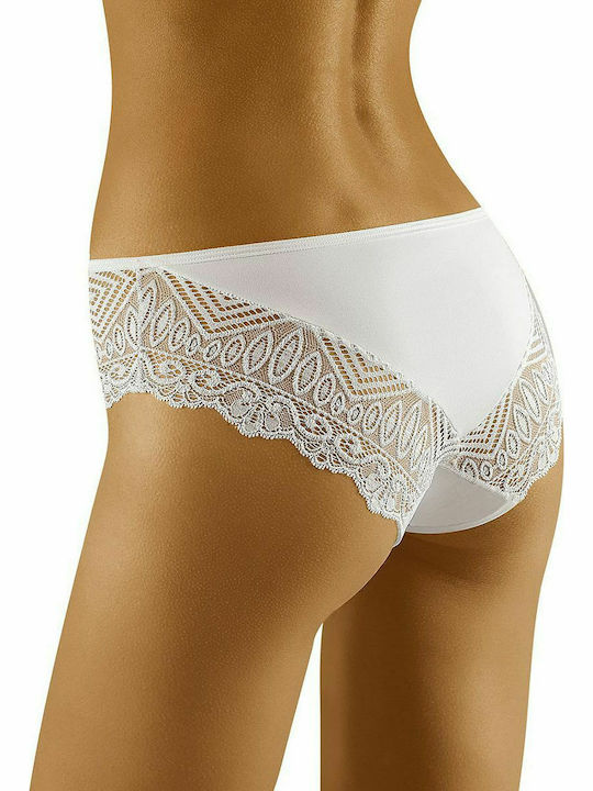 Wolbar Aida Women's Slip with Lace White 133844