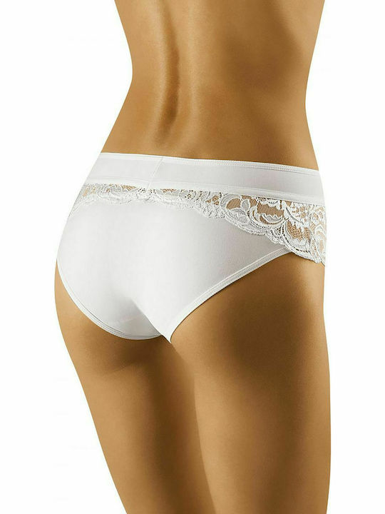 Wolbar Alba Women's Slip with Lace White 156564