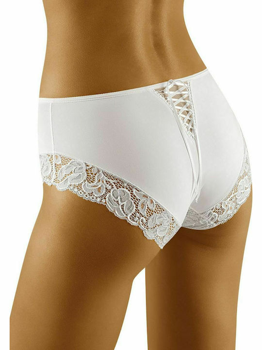 Wolbar Baha Women's Slip with Lace White 130173