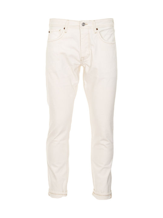 Callen Crop Men's Jeans Pants Cropped with Relaxed Fit Beige