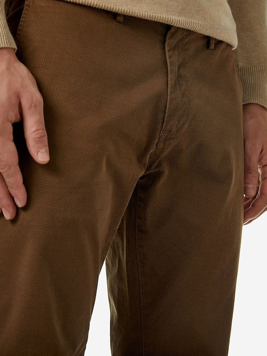 Trousers Chino in Slim Fit Brown