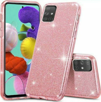 Forcell Shining Задна корица Силикон Розов (Redmi Note 10 5G / Poco M3 Pro)