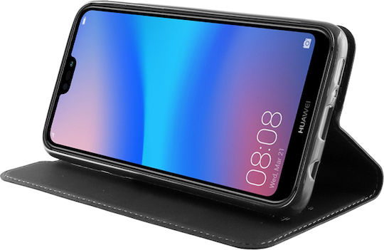 Idol 1991 Prime Magnet Книга Изкуствена кожа Сив (Huawei P20 Lite)