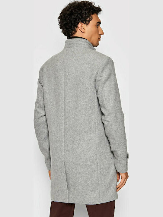 Men's Coat Light Grey Melange