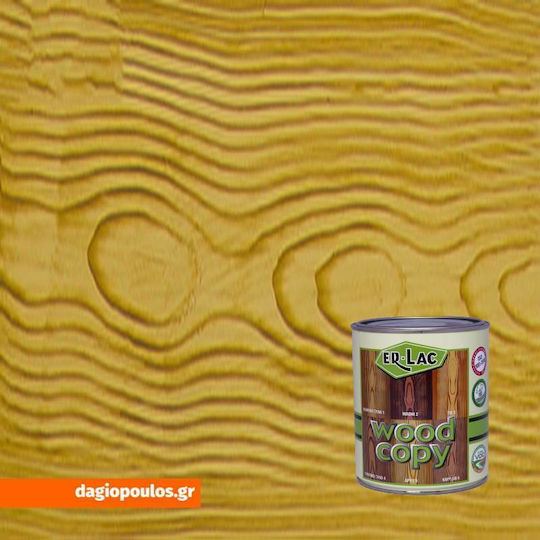 ER-LAC Χρώμα Απομίμησης Ξύλου Wood Copy 0.75lt Τελικό Δρυς