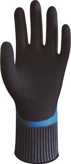 Wonder Grip Αδιάβροχα Γάντια Εργασίας Κήπου Τιρκουάζ Latex Αντιολισθητικά & Αδιάβροχα
