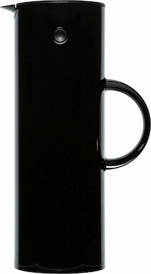 Stelton EM77 Jug Jug Thermos Plastic Black 1lt with Handle