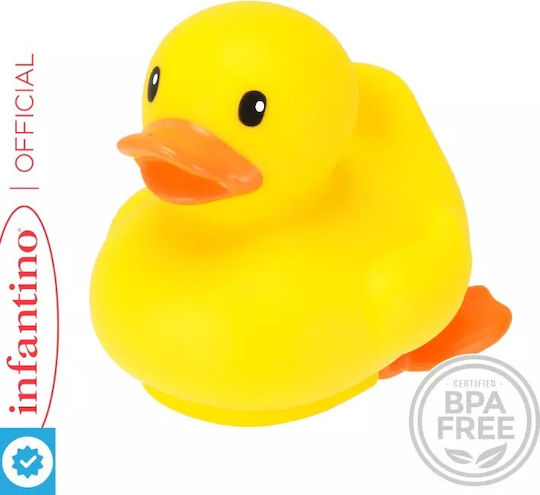 Infantino Kick & Swim Bath Pal Duck Bath Duck for 4++ Months