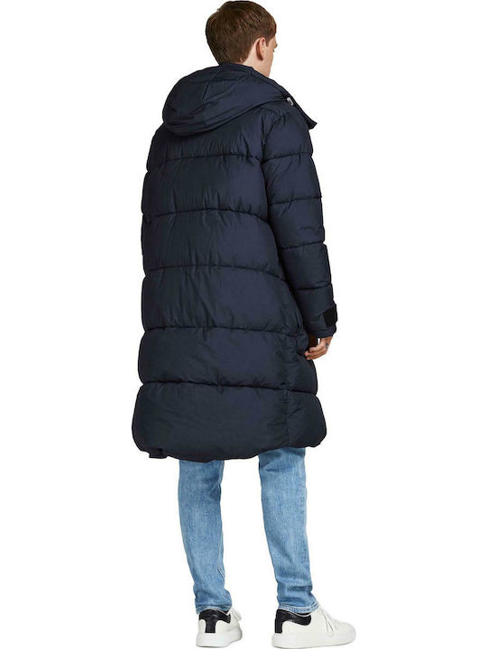 Jack & Jones Men's Winter Puffer Jacket Blue Marine