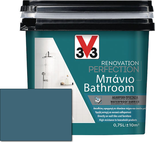 V33 Renovation Perfection Bathroom Цвят Син Дълбоко син 750мл