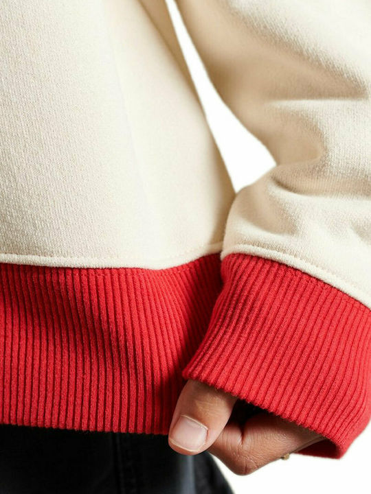 Colourblock Bb Women's Sweatshirt Beige