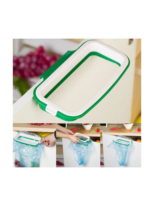 Bag Support Base Plastic in Green Colour 22x22x22cm