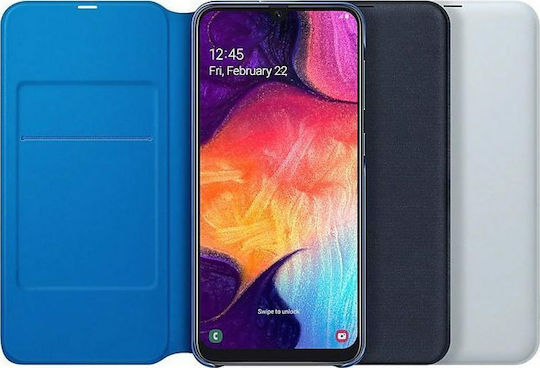 Samsung Buchen Sie Synthetisches Leder Weiß (Galaxy A50)