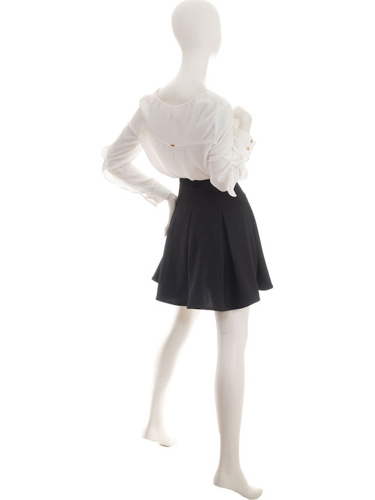 Toi&Moi Mini Skirt Cloche in Black color