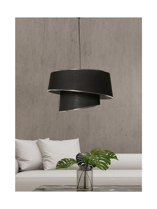 Freebox Pendant Light for Socket E27 Black 32x70cm