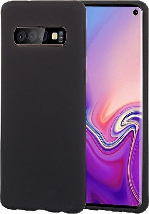 Hurtel Back Cover Σιλικόνης Μαύρο (Galaxy S10+)