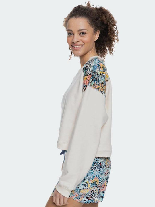 Women's Sweatshirt Beige ERJFT04411-MCG0