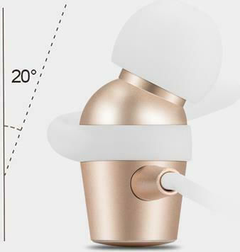 Wesdar R22 In-ear Bluetooth Handsfree Ακουστικά Λευκά