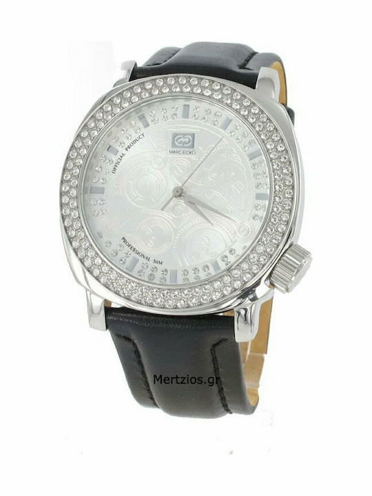 Marc Ecko Women's Watch with White Leather Strap