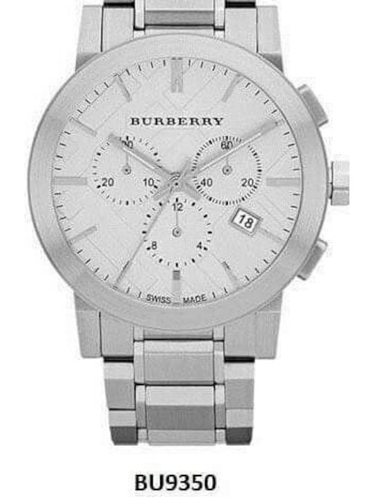 Burberry Ρολόι Μπαταρίας με Μεταλλικό Μπρασελέ
