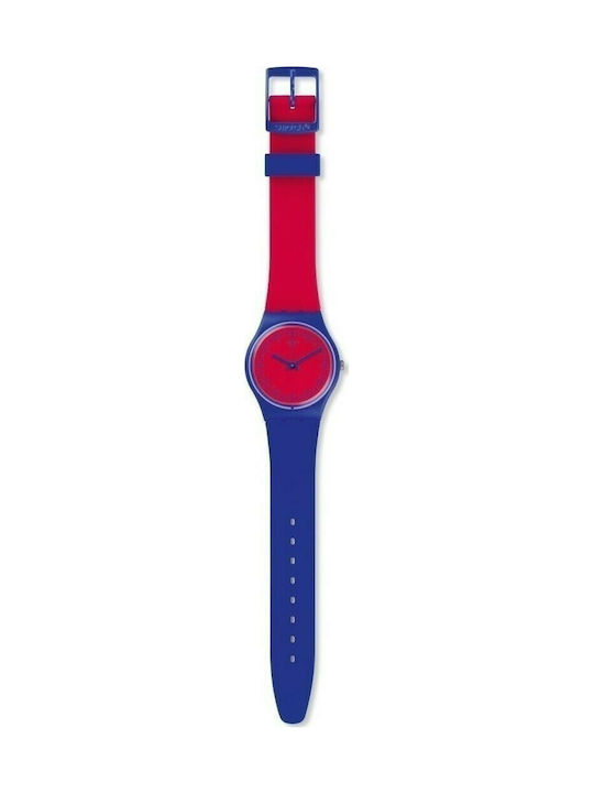 Swatch Loop Watch with Rubber Strap