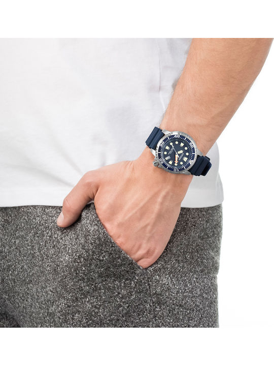 Citizen Promaster Men's Watch 44mm Eco - Drive with Blue Rubber Strap