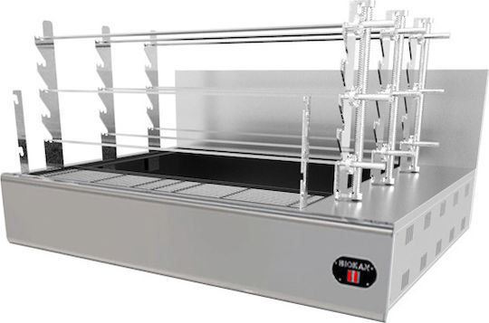 Biokan TLG9 Grătar la proțap Cărbune 2.5kW cu Dimensiuni 115x160x90cm