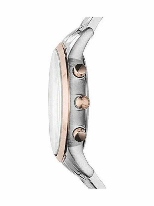 Emporio Armani Ρολόι Μπαταρίας με Μεταλλικό Μπρασελέ Emporio Armani Ρολόι Μπαταρίας με Μεταλλικό Μπρασελέ