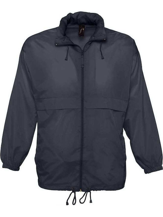 Surf Jacket Waterproof and Windproof Navy Blue