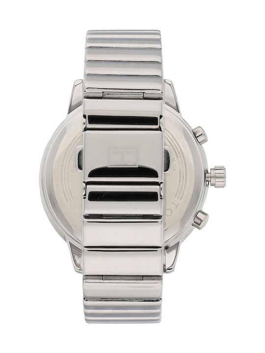 Tommy Hilfiger Blake Damen Uhr Chronograph mit Silber Metallarmband