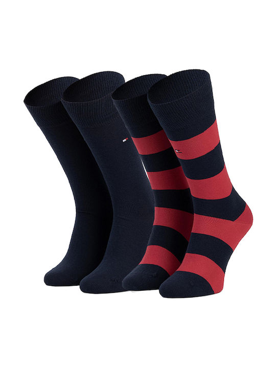 Tommy Hilfiger Ανδρικές Κάλτσες Πολύχρωμες 2Pack