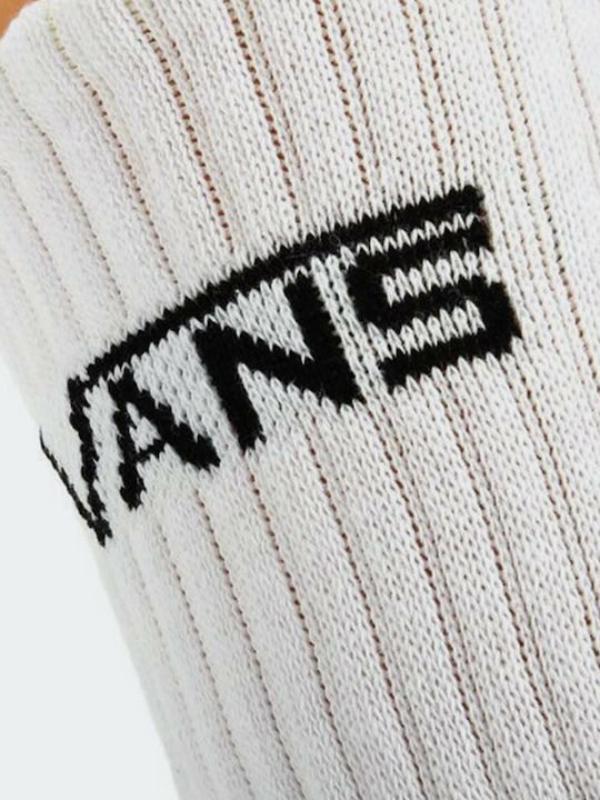 Vans Classic Crew Ανδρικές Μονόχρωμες Κάλτσες Λευκές 3Pack