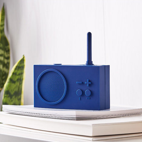 Lexon Tykho 3 Portable Radio Rechargeable with Bluetooth Blue